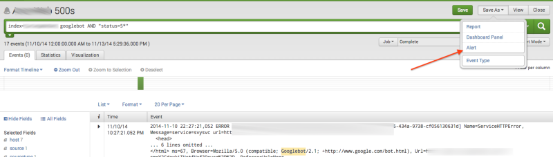7、實(shí)時(shí)監控500頁(yè)面
